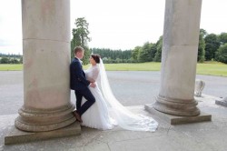 Wedding photos at Emo Court and the Bridge House Hotel in Tullamore with Sinéad and Colm